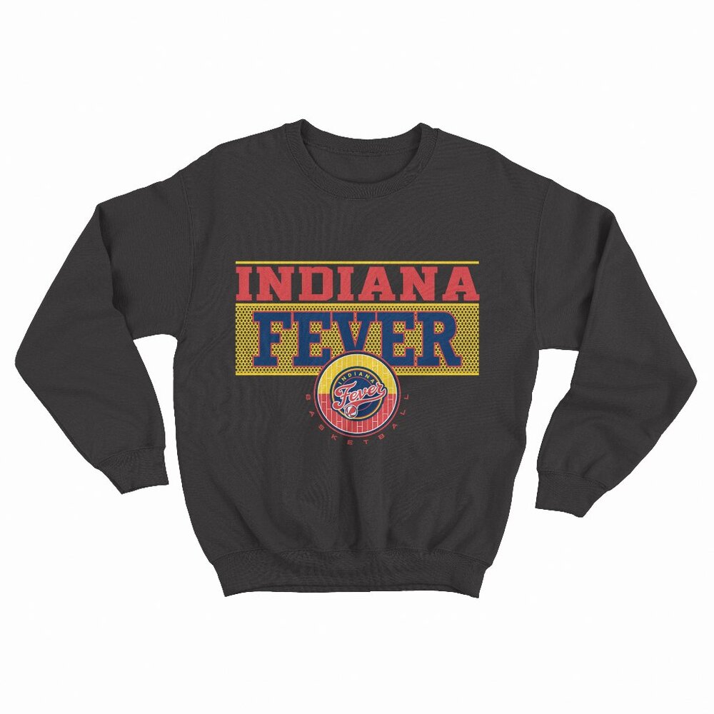 WNBA Indiana Fever Half Court Black Sweatshirt